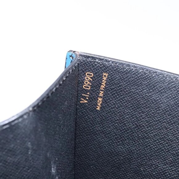 LOUIS VUITTON Epi Montaigne 27 Clutch Bag Blue M52655 LV Auth 135873 - Picture 15 of 16